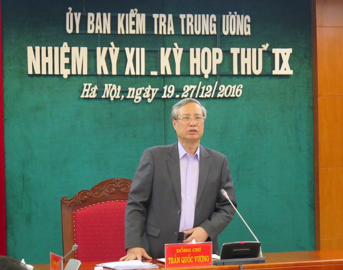 Kỳ họp thứ 9 Ủy ban Kiểm tra Trung ương