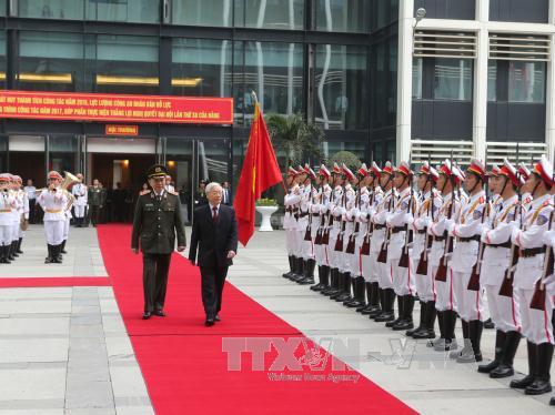 Tổng Bí thư Nguyễn Phú Trọng dự và phát biểu chỉ đạo tại Hội nghị Công an toàn quốc lần thứ 72
