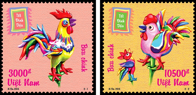 Phát hành bộ tem Tết Đinh Dậu