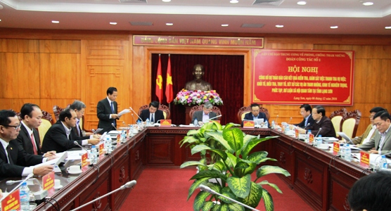 Công bố kết quả kiểm tra, giám sát các vụ án tham nhũng, kinh tế nghiêm trọng tại Lạng Sơn