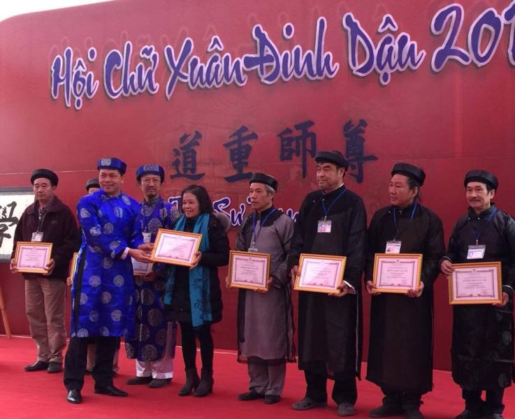 Khai mạc Hội chữ xuân Đinh Dậu 2017