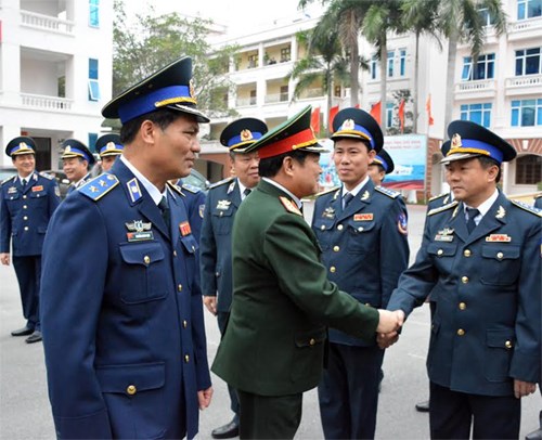 Bộ trưởng Bộ Quốc phòng thăm, kiểm tra, chúc tết Bộ Tư lệnh Cảnh sát biển