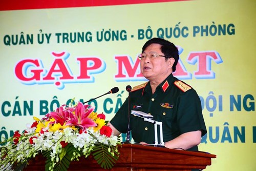 Bộ Quốc phòng gặp mặt cán bộ cao cấp quân đội nghỉ hưu, nghỉ công tác tại địa bàn Quân khu 7
