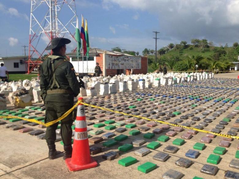 Colombia thu giữ số lượng cocaine kỷ lục trong năm 2016