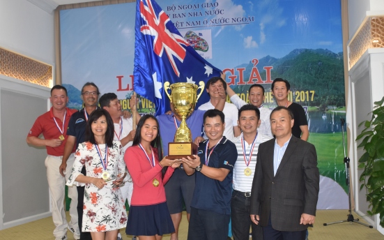 Bế mạc Giải Golf người Việt Nam ở nước ngoài toàn thế giới 2017