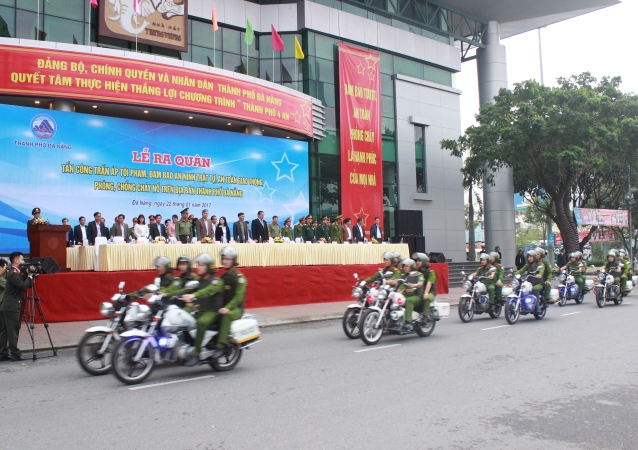 Đà Nẵng ra quân tấn công trấn áp tội phạm, đảm bảo an ninh trật tự