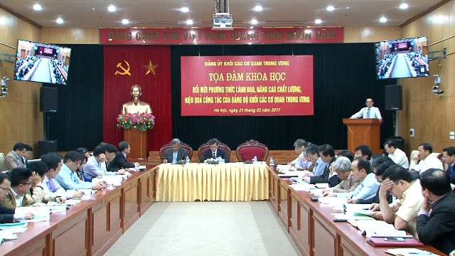 Nâng cao chất lượng, hiệu quả công tác của Đảng bộ khối các cơ quan Trung ương