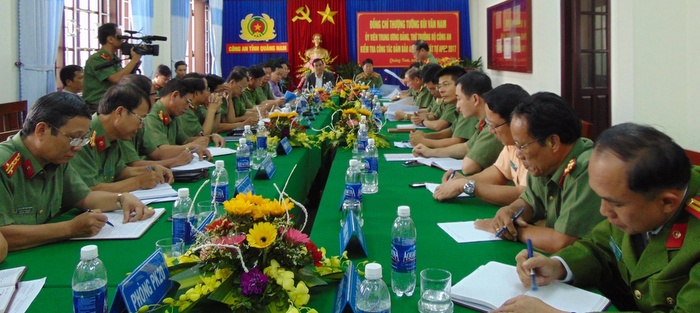 Bộ Công an kiểm tra công tác bảo đảm an toàn cho các hoạt động APEC 2017 tại Hội An