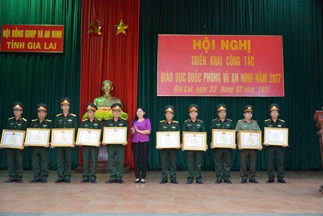 Gia Lai triển khai công tác giáo dục quốc phòng và an ninh năm 2017