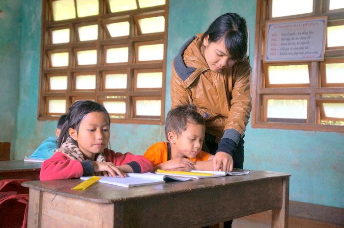 Gian nan nghề dạy học dưới chân đỉnh Ngọc Linh