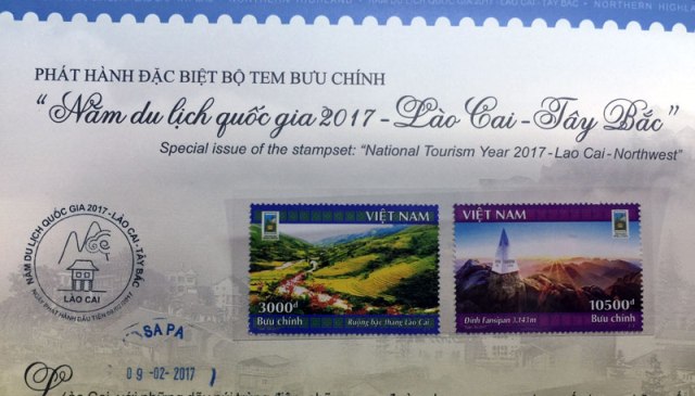 Phát hành đặc biệt bộ tem bưu chính “Năm Du lịch Quốc gia 2017 - Lào Cai - Tây Bắc”