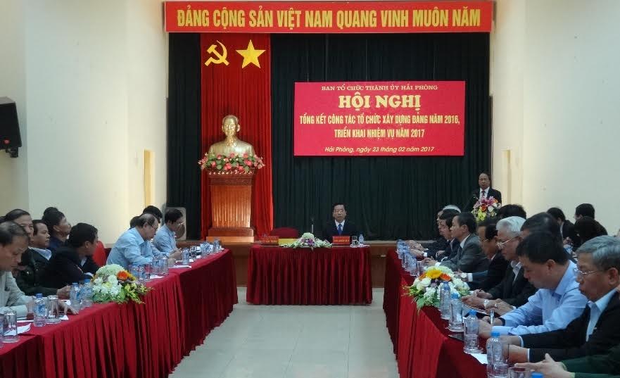Hải Phòng Triển khai công tác tổ chức xây dựng Đảng năm 2017