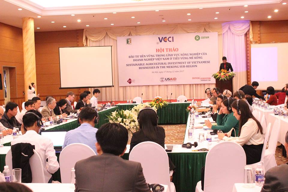 Đầu tư bền vững lĩnh vực nông nghiệp ở Tiểu vùng Mê Kông