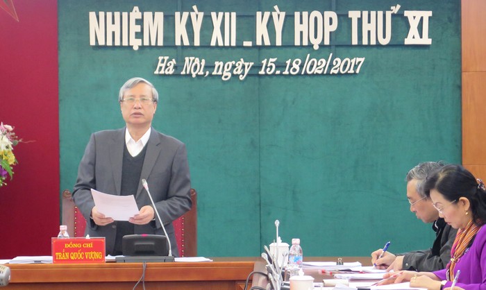 Thông báo Kỳ họp thứ 11 Ủy ban Kiểm tra Trung ương