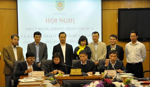 Ngành Tư pháp phát động phong trào thi đua năm 2017