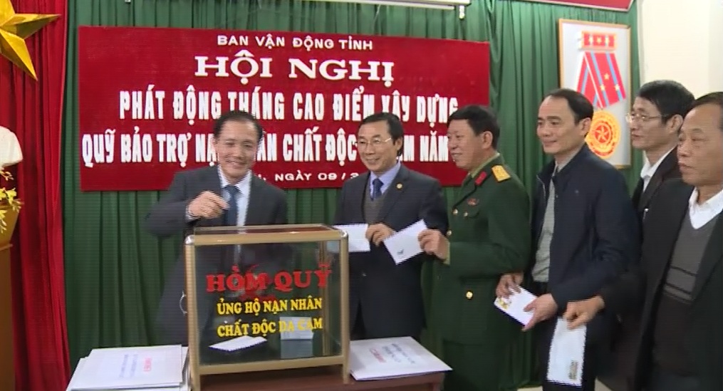 Hưng Yên phát động tháng cao điểm vận động xây dựng quỹ bảo trợ nạn nhân chất độc da cam năm 2017