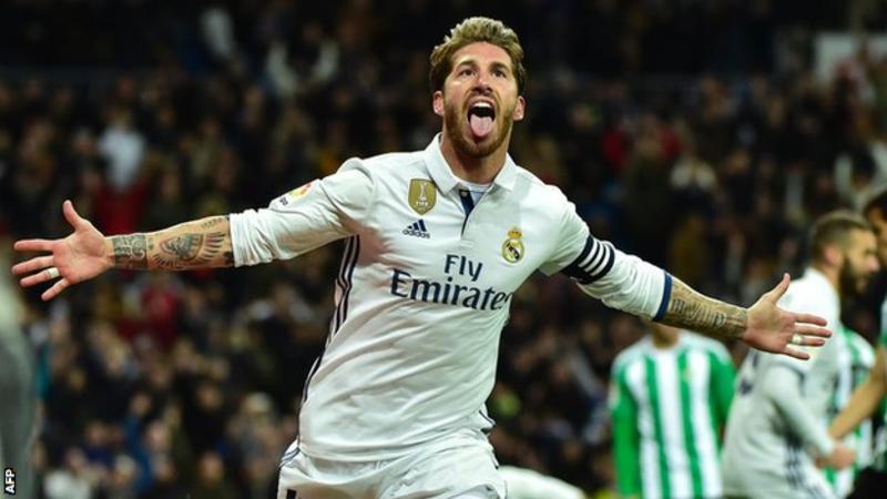 Ramos lại ghi bàn, Real Madrid trở lại ngôi đầu
