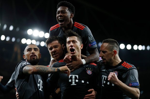 Bayern Munich lại vùi dập Arsenal tại Champions League