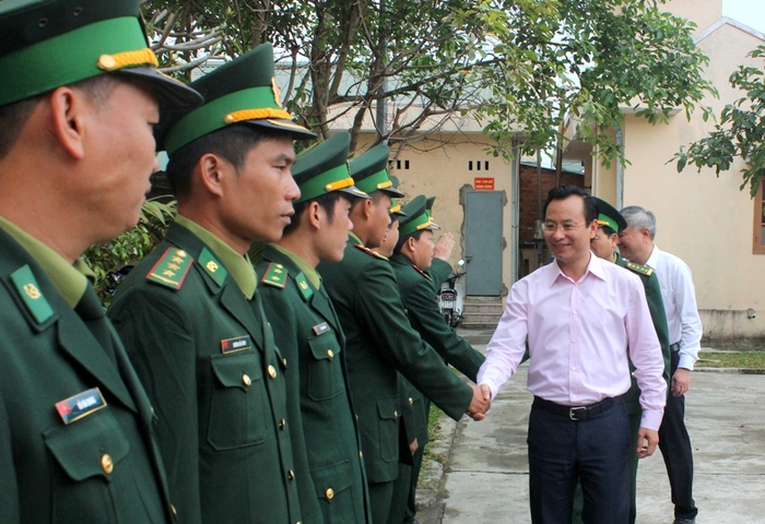 Bí thư Thành ủy Đà Nẵng thăm Đồn biên phòng Non Nước nhân Ngày truyền thống Bộ đội biên phòng