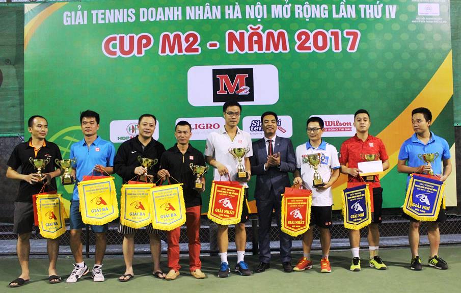 Sôi nổi giải Tennis Doanh nhân Hà Nội mở rộng lần thứ 4