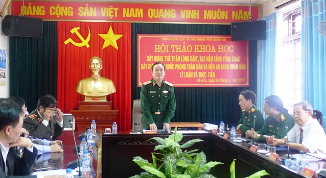 Xây dựng “Thế trận lòng dân”, tạo nền tảng vững chắc xây dựng nền quốc phòng toàn dân và nền an ninh nhân dân