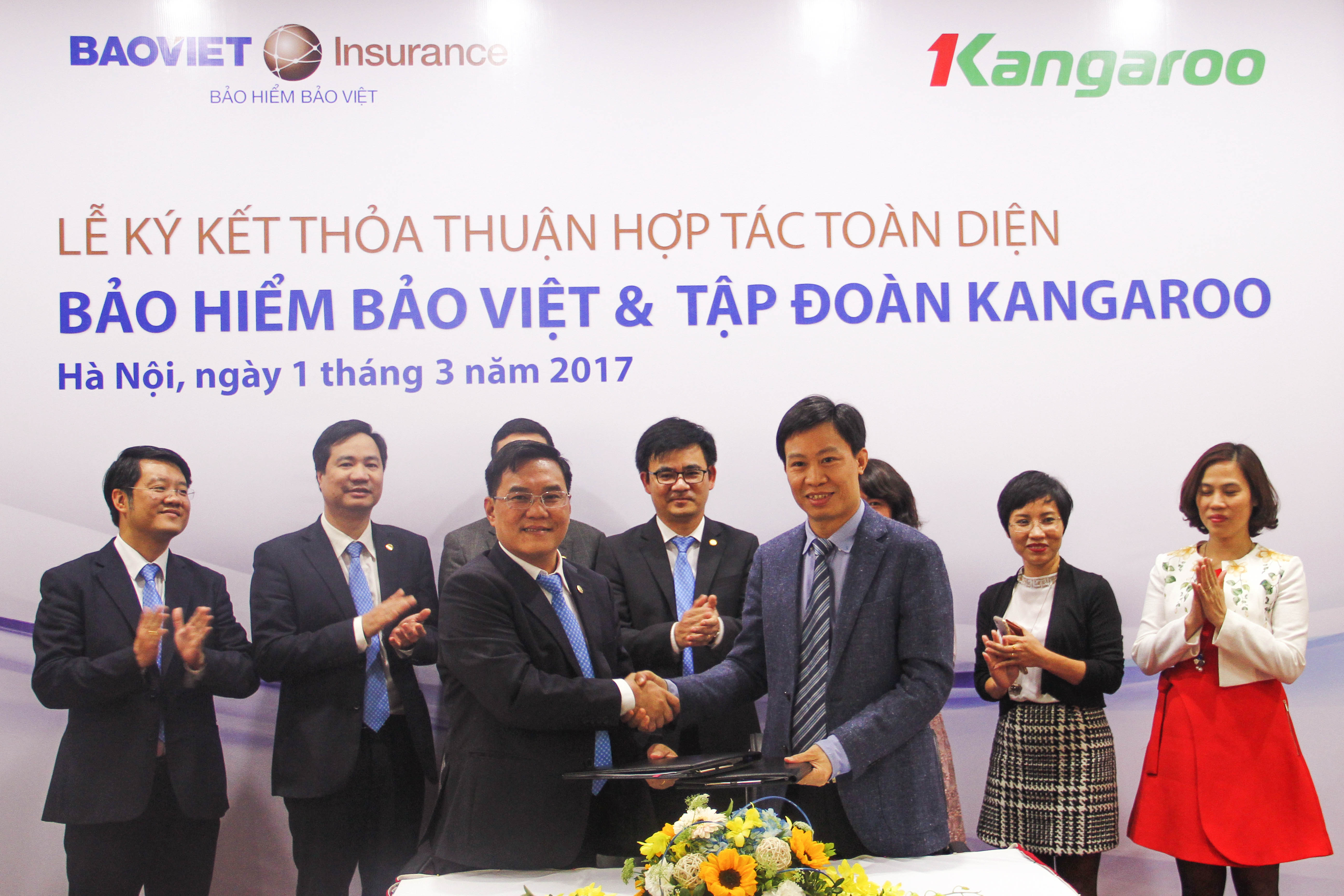 Bảo hiểm Bảo Việt tăng cường hợp tác với Tập đoàn Kangaroo