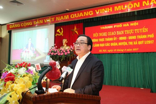 Hà Nội Siết chặt kỷ luật, kỷ cương hành chính, thay đổi căn bản tư duy, thái độ, đổi mới lề lối làm việc