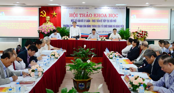 Đổi mới phương thức lãnh đạo của Đảng thông qua tổ chức đảng và đảng viên