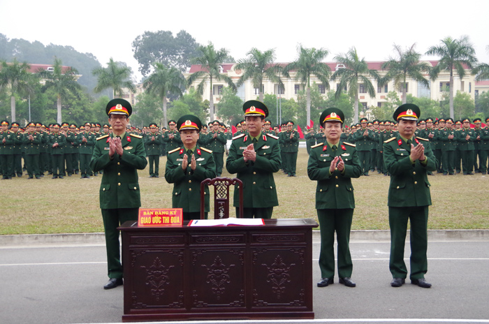 Quân khu 3 tổ chức Lễ ra quân huấn luyện năm 2017