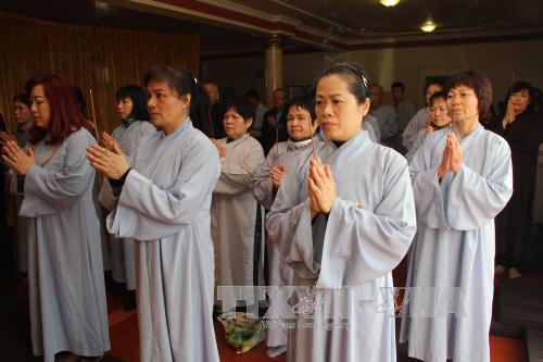 Đại lễ cầu siêu các anh hùng liệt sĩ của cộng đồng người Việt tại chùa Từ Ân ở Berlin