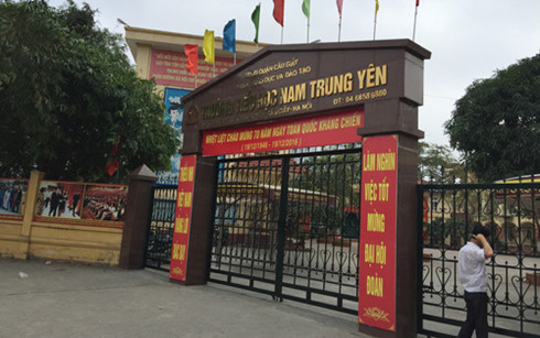 Hà Nội Khai trừ Đảng nguyên Hiệu trưởng và Hiệu phó trường Tiểu học Nam Trung Yên
