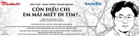 Đêm thơ nhạc “Còn điều chi em mải miết đi tìm ” của Hồng Thanh Quang
