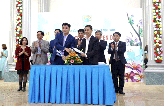 Ký kết hợp tác giữa Trường Phổ thông Liên cấp Tây Hà Nội và Trường ĐH Thủ đô Hà Nội