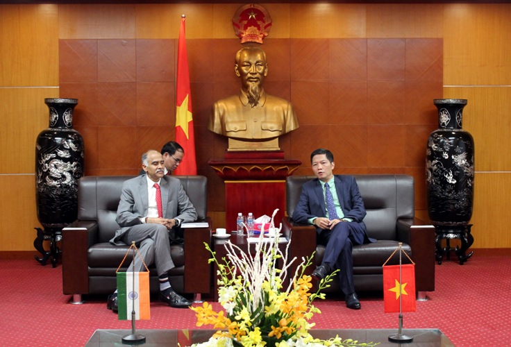 Đại sứ Ấn Độ tại Việt Nam làm việc với Bộ Công Thương