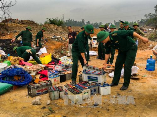 Tiêu hủy công cụ, ngư cụ khai thác thủy sản trái phép