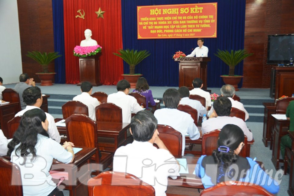 Thực hiện Chỉ thị 05 của Bộ Chính trị Hướng đến việc nêu gương của người đứng đầu cấp ủy