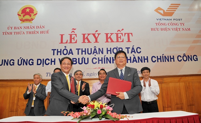 Thừa Thiên Huế cung ứng dịch vụ hành chính công qua bưu điện