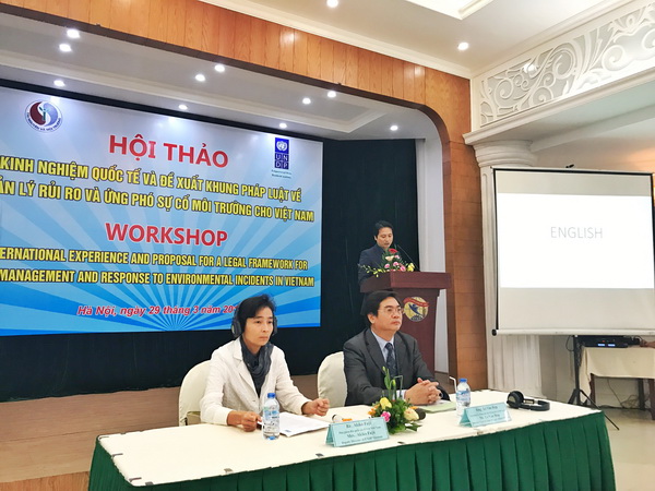 Xây dựng khung pháp luật về quản lý rủi ro và ứng phó sự cố môi trường