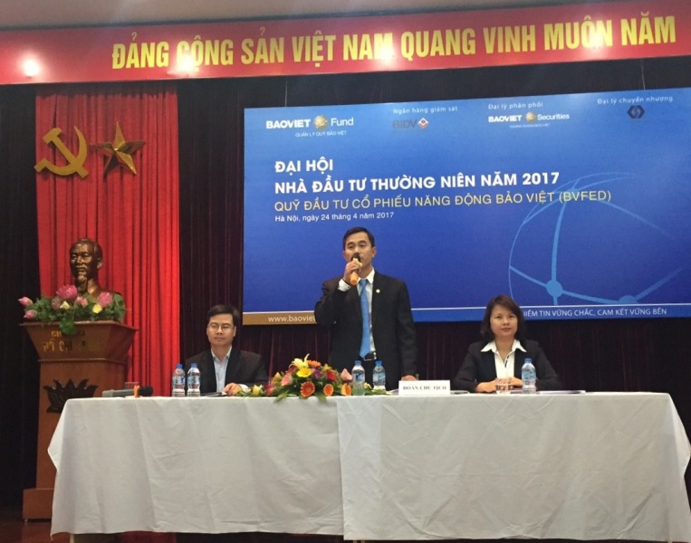 Công ty Quản lý Quỹ Bảo Việt tổ chức Đại hội nhà đầu tư thường niên các quỹ mở năm 2017