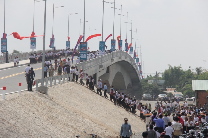 Khánh thành dự án đầu tư xây dựng cầu Long Bình - Chrey Thom