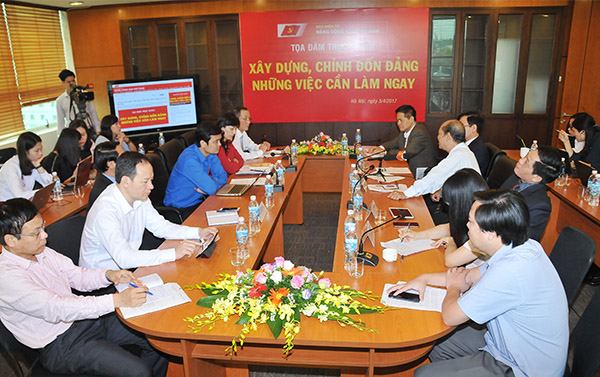 Nội dung cuộc tọa đàm Xây dựng, chỉnh đốn Đảng Những việc cần làm ngay