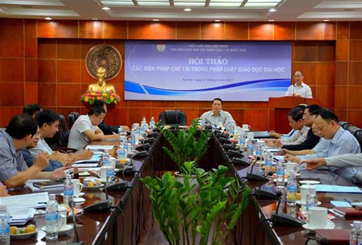 Các biện pháp chế tài trong pháp luật Giáo dục đại học