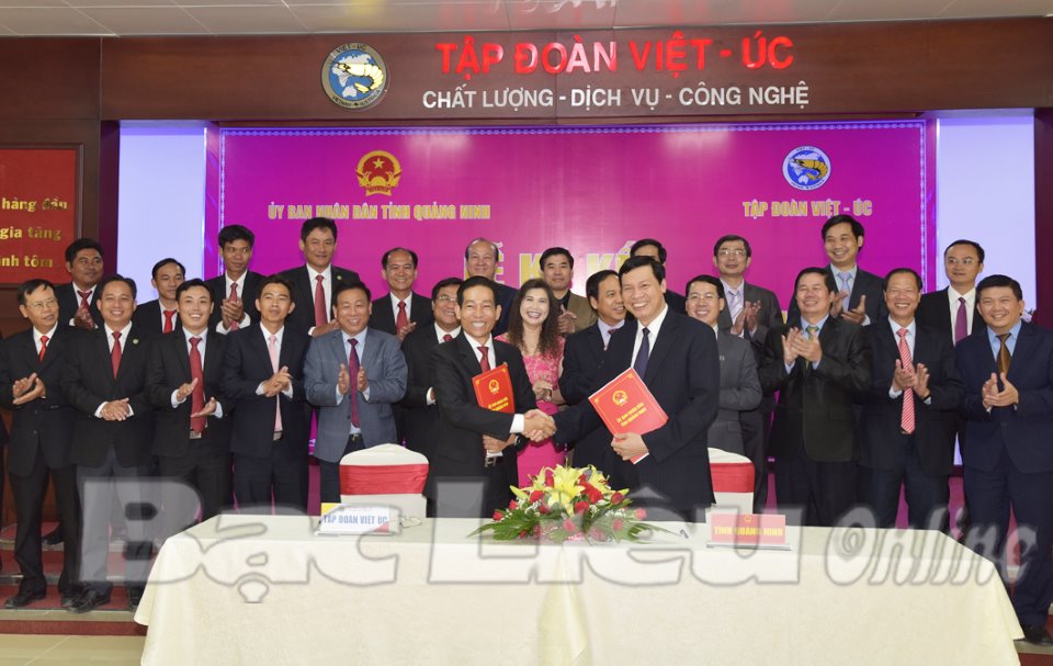 Lễ ký kết hợp tác chiến lược giữa Tập đoàn Việt - Úc và tỉnh Quảng Ninh