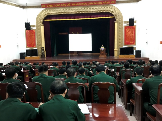 Quân khu 1 Bồi dưỡng kiến thức quốc phòng cho hơn 300 cán bộ cấp chiến dịch