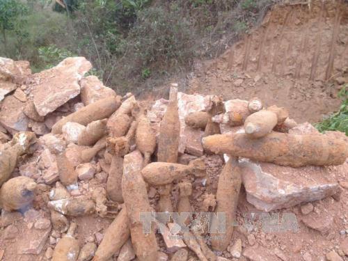 Quảng Ninh Sớm có biện pháp xử lý hơn 60 quả đạn pháo từ thời chiến tranh
