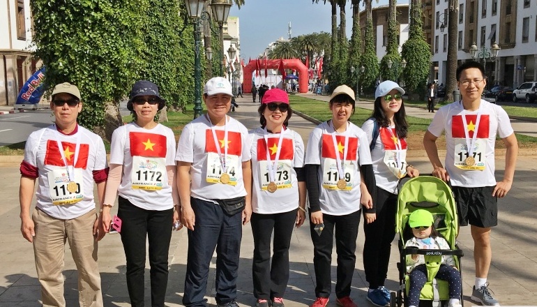 Việt Nam tham gia Giải chạy vì hòa bình tại Ma-rốc