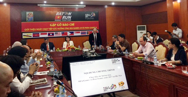Chạy tiếp sức hưởng ứng SEA Games 29-2017 và Para Games 9