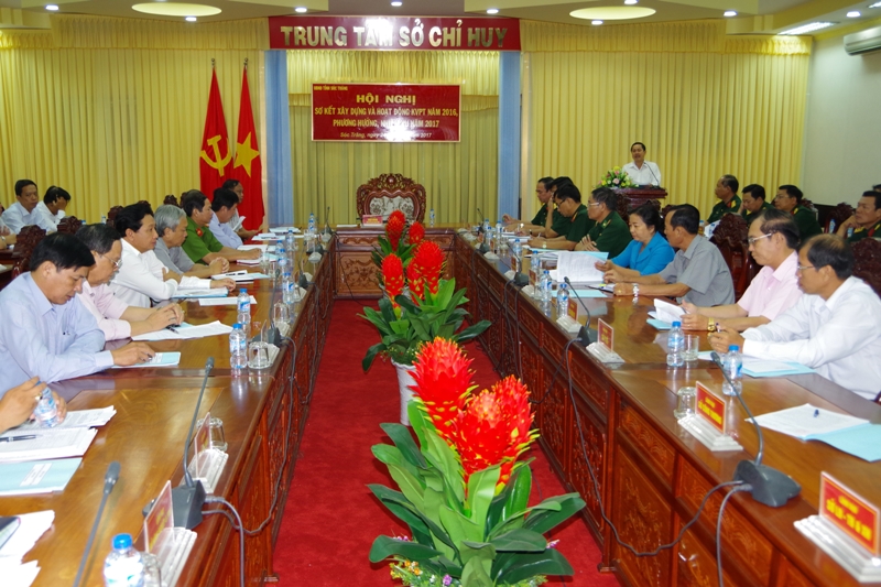 Sóc Trăng Triển khai hoạt động khu vực phòng thủ năm 2017