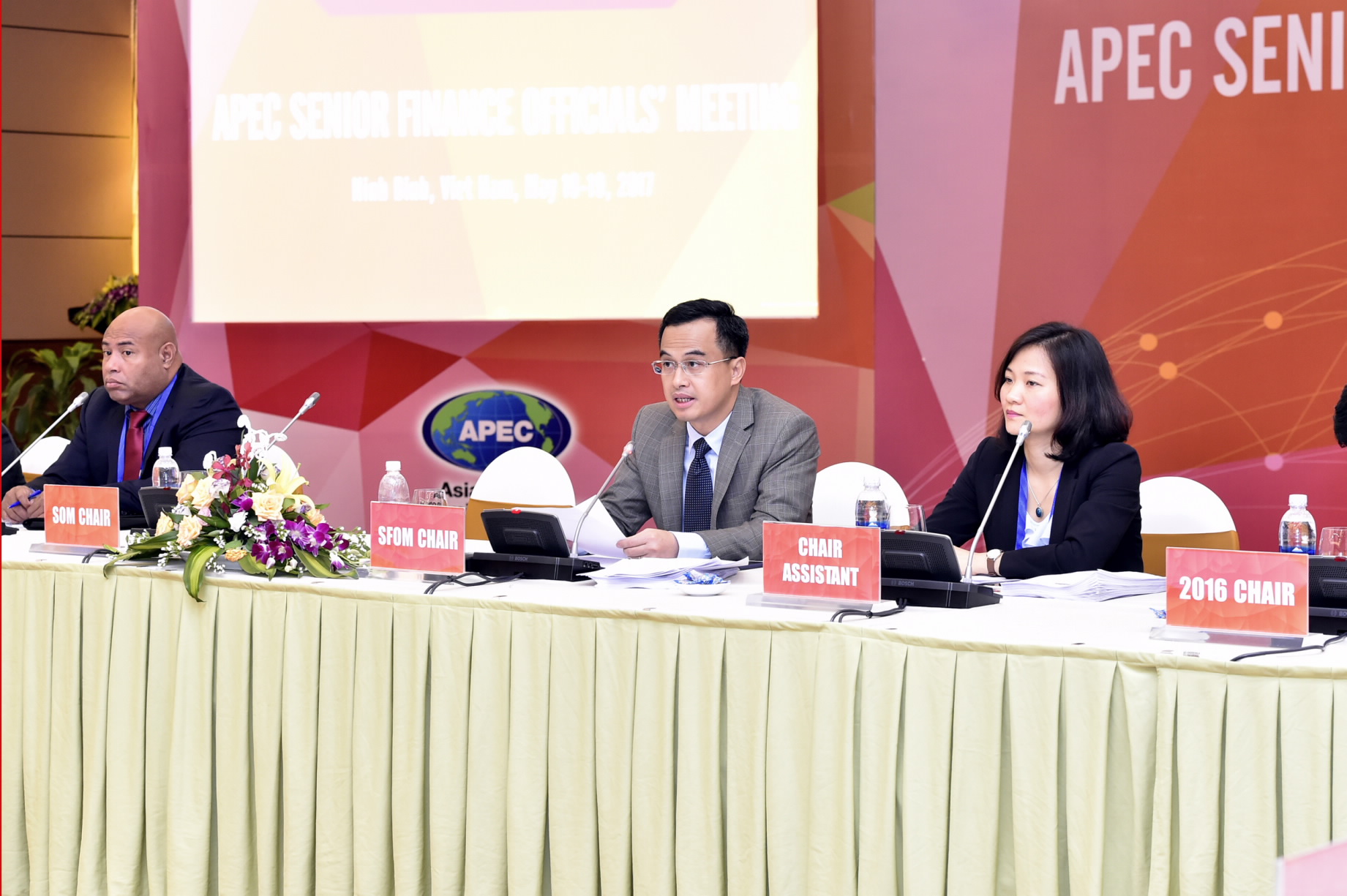 Kết thúc ngày làm việc đầu tiên Hội nghị Quan chức Tài chính Cao cấp APEC