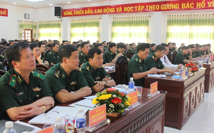 Sơ kết 5 năm thực hiện phong trào thi đua xây dựng và quản lý doanh trại chính quy, xanh, sạch, đẹp